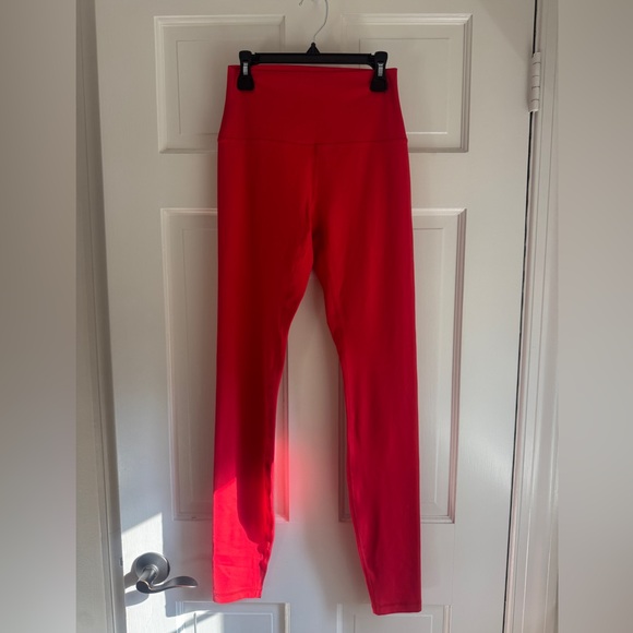 CRZ YOGA Vibrant Red Leggings - Picture 1 of 5